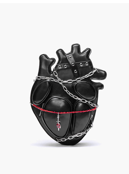Punk Heart Chain Backpack | Bag | Three Fleas