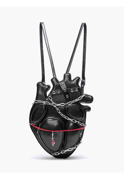 Punk Heart Chain Backpack | Bag | Three Fleas