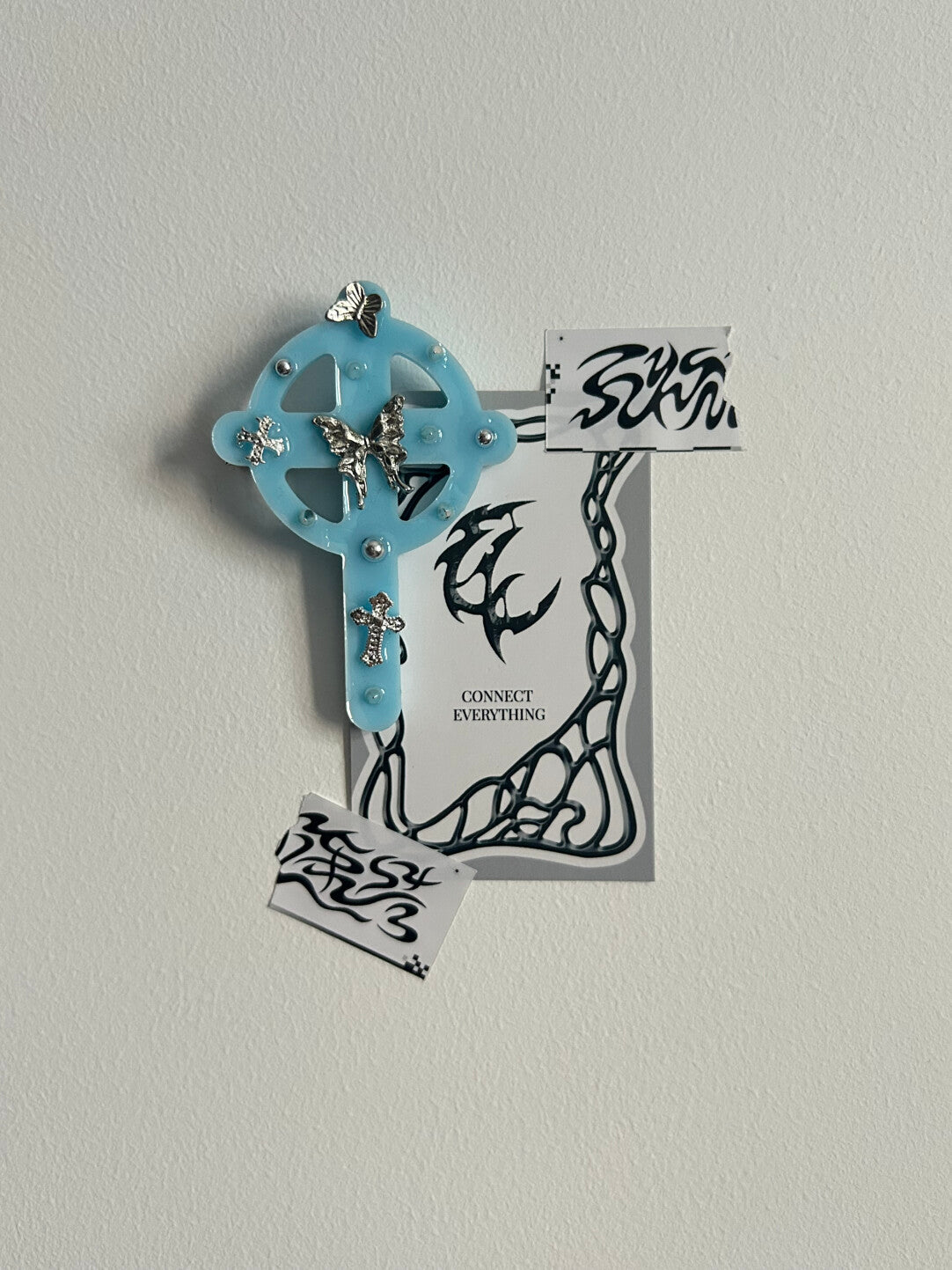 Punk Metal Cross Hair Clip | Hair Accessories | Three Fleas