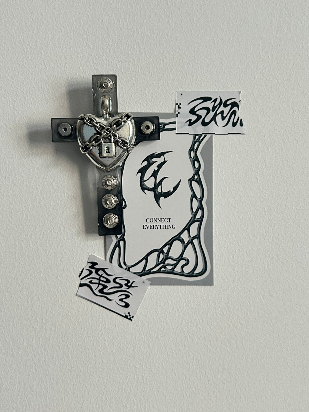 Punk Metal Cross Hair Clip | Hair Accessories | Three Fleas