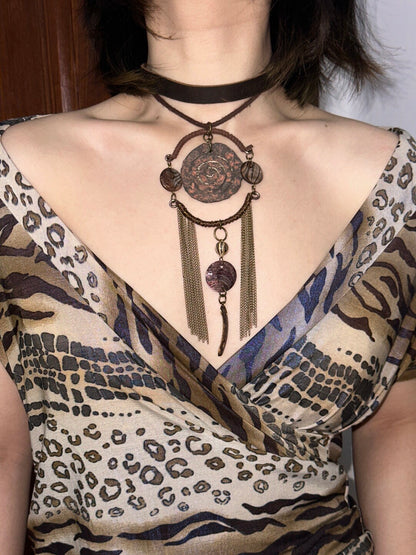 Punk Oracle Handmade Ceramic Necklace