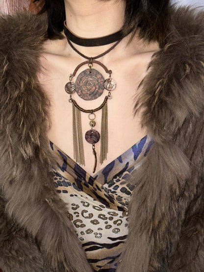 Punk Oracle Handmade Ceramic Necklace