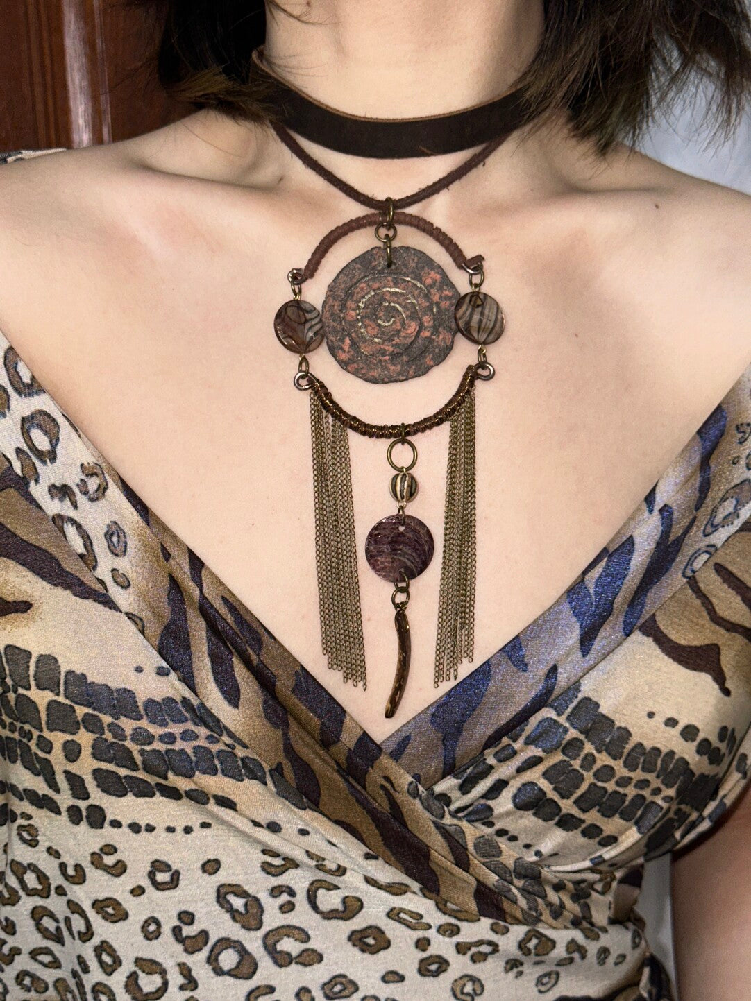 Punk Oracle Handmade Ceramic Necklace