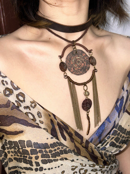 Punk Oracle Handmade Ceramic Necklace