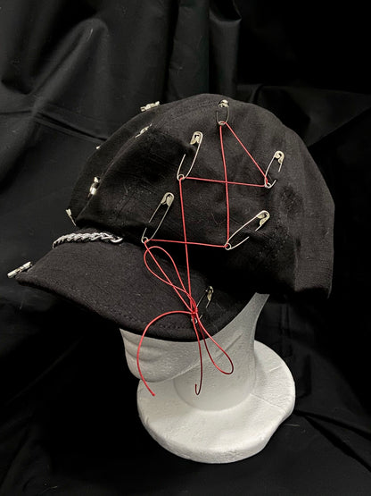 Punk Pin & Star Decor Cap