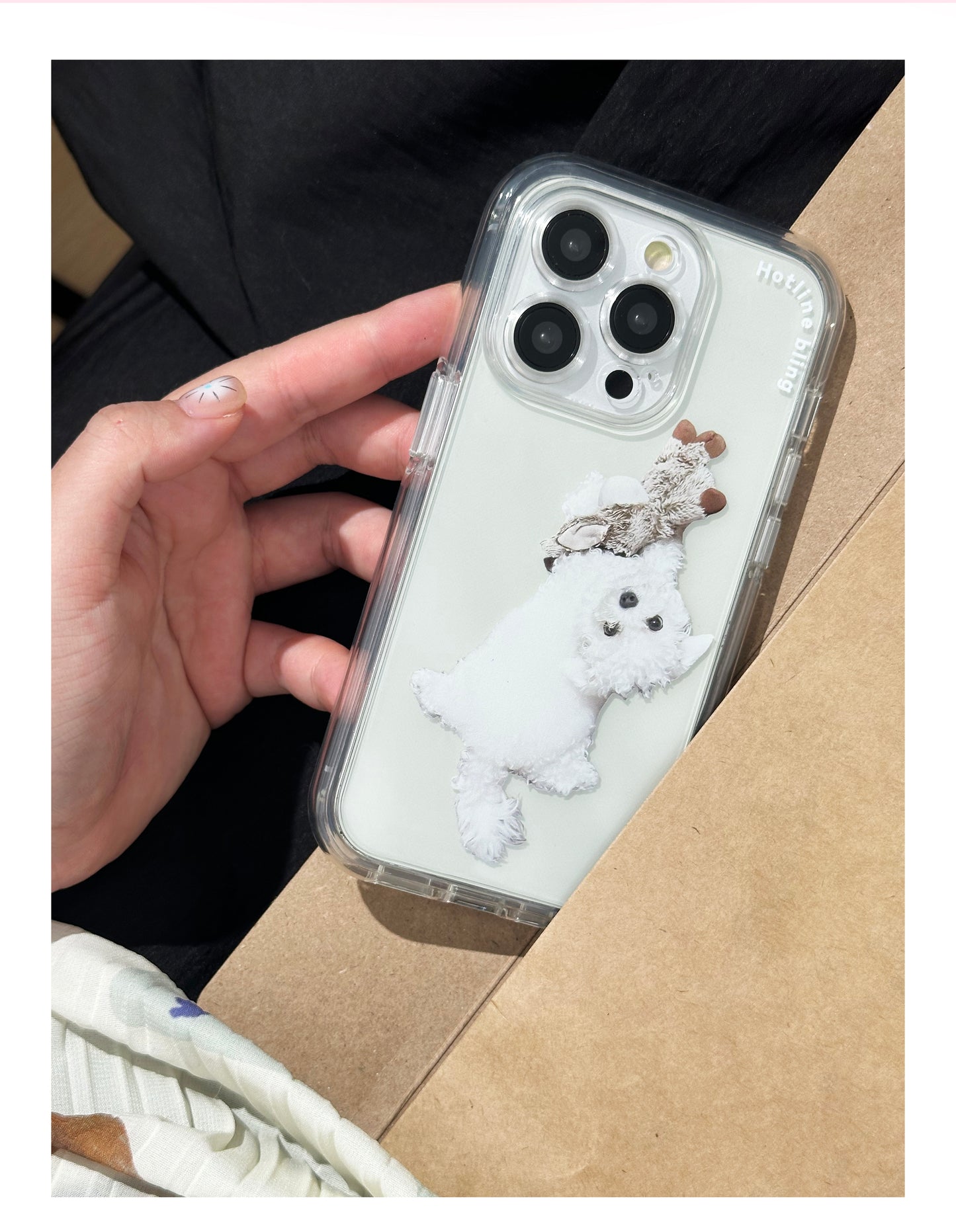 Puppy Clear Phone Case