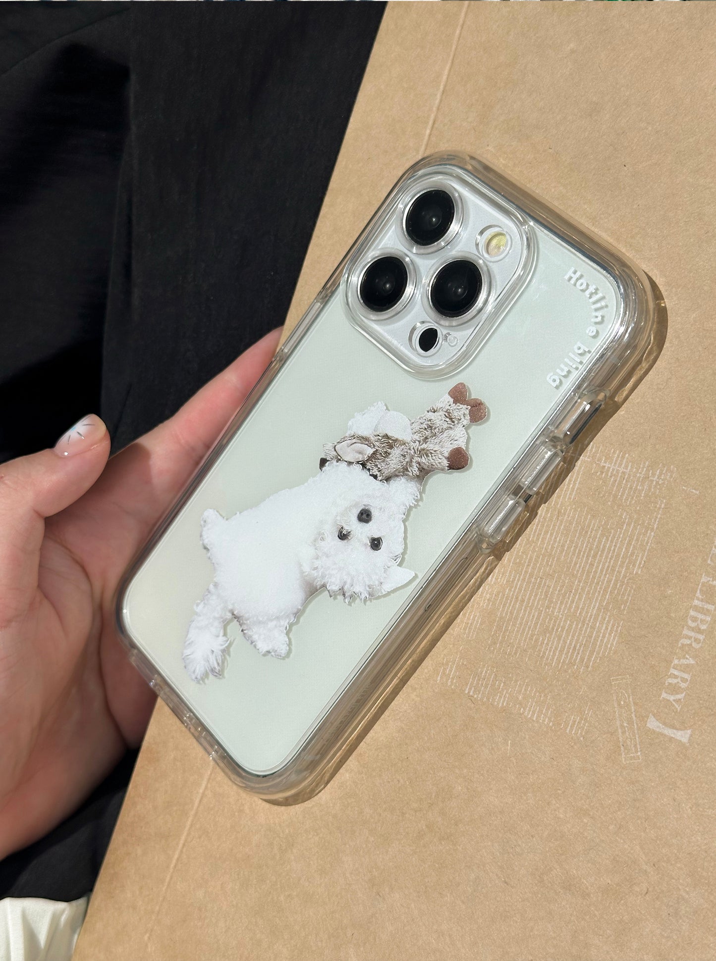 Puppy Clear Phone Case
