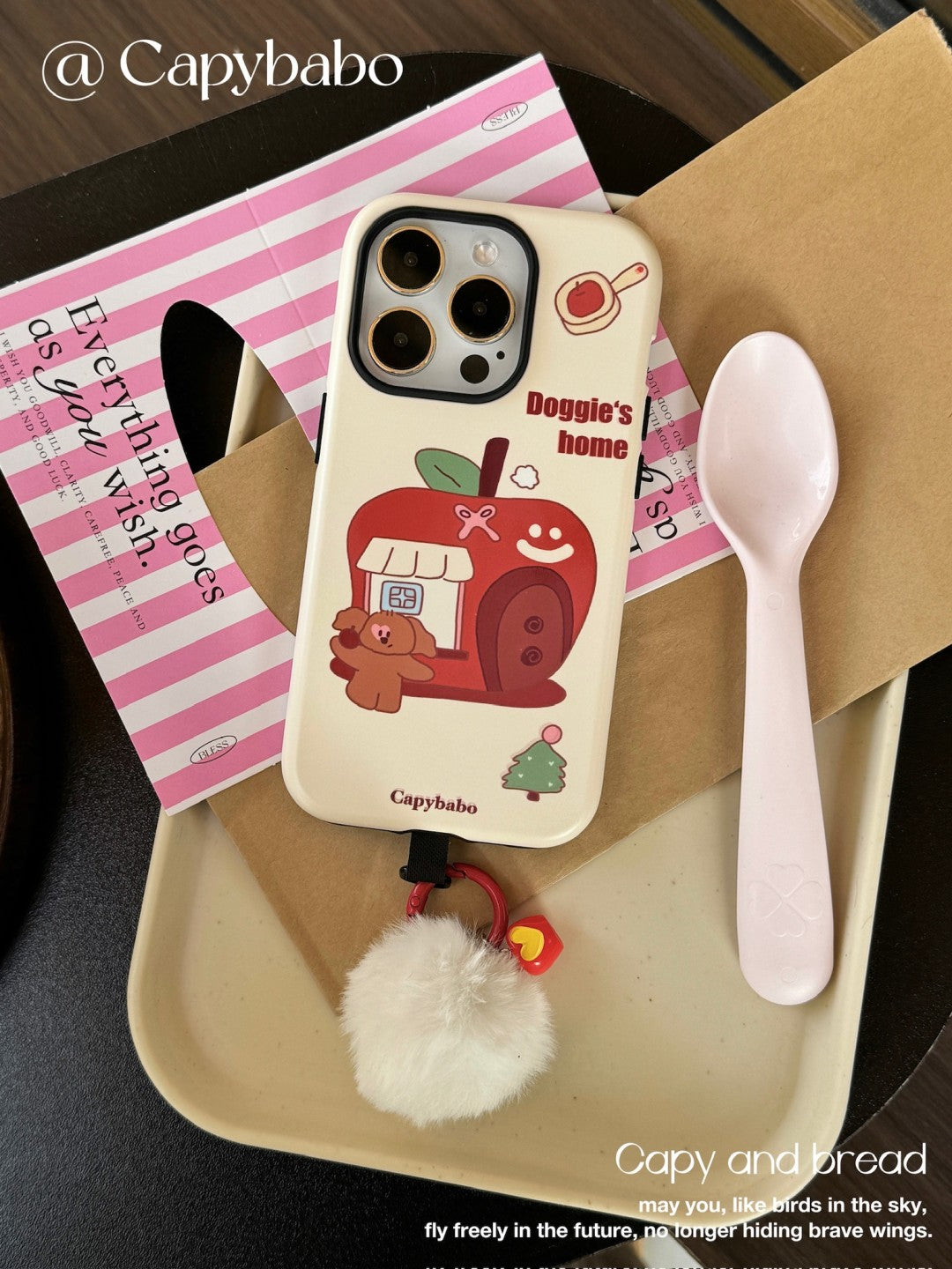 Puppy's Apple House Double Layer Phone Case