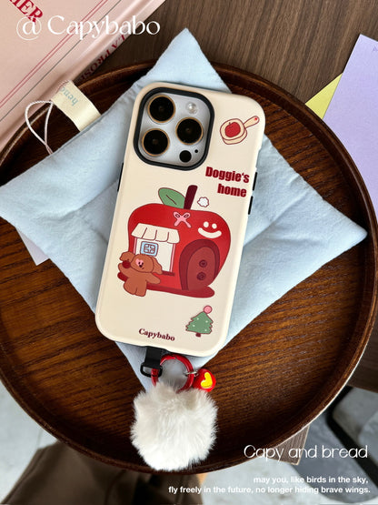 Puppy's Apple House Double Layer Phone Case