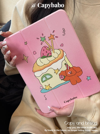 Puppy's Happy Cake iPad Case