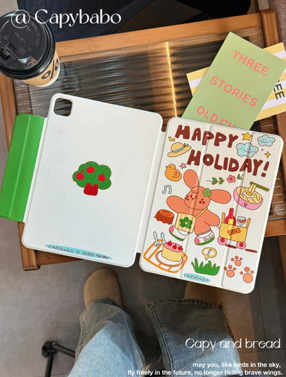 Puppy's Happy Vacation iPad Case