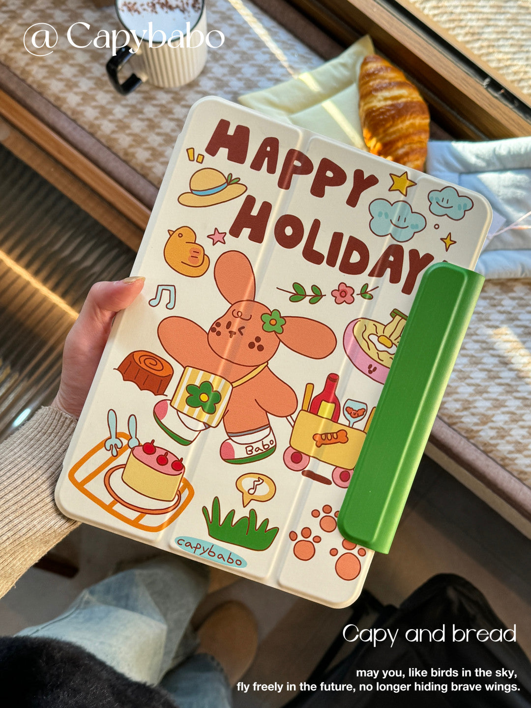 Puppy's Happy Vacation iPad Case