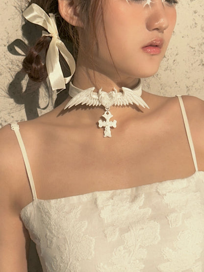 Pure White Angel 3D-Printed Choker