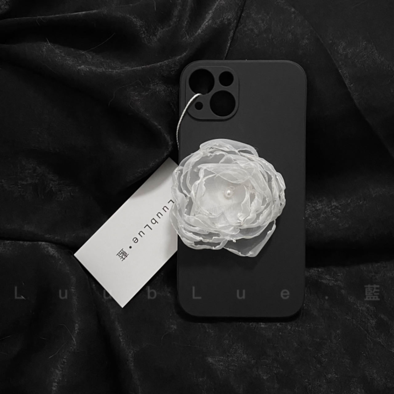 Pure White Camellia Phone Case
