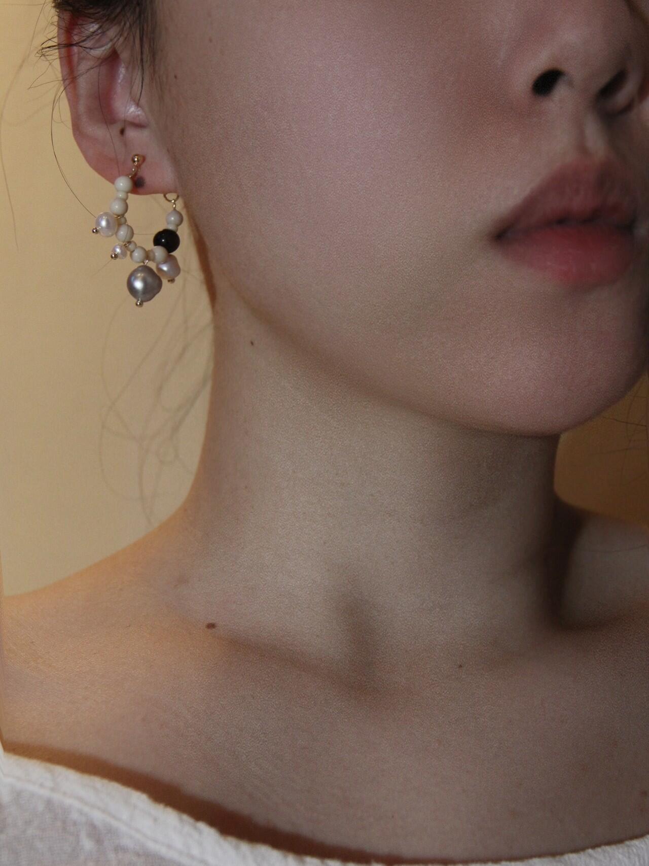Chinoiserie Pure White Fairy Earrings