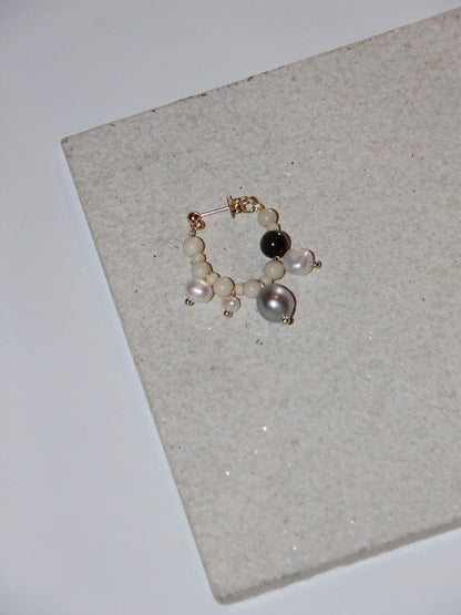 Chinoiserie Pure White Fairy Earrings