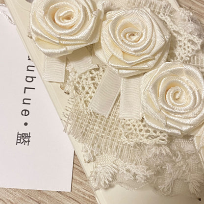 Pure White Roses Phone Case
