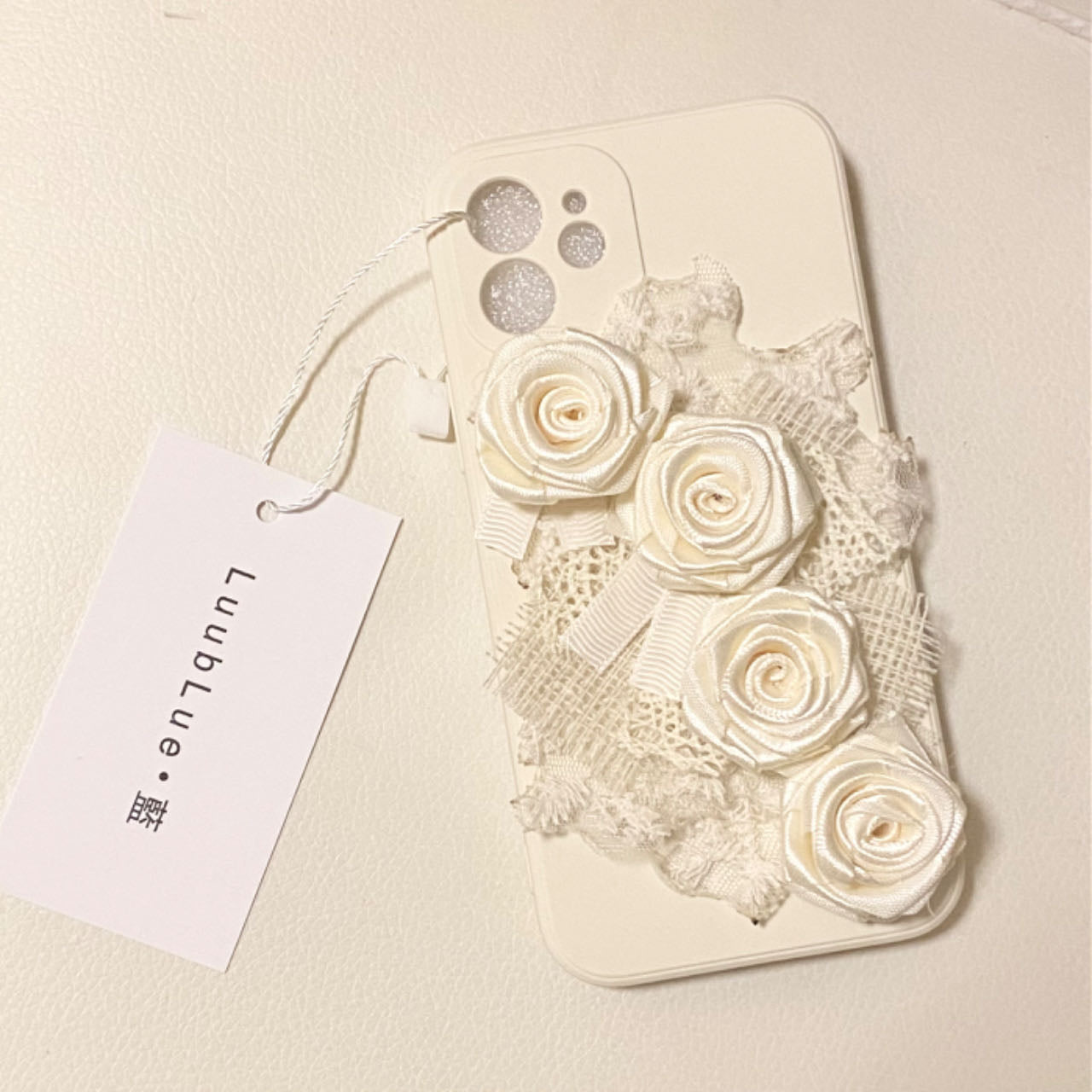 Pure White Roses Phone Case