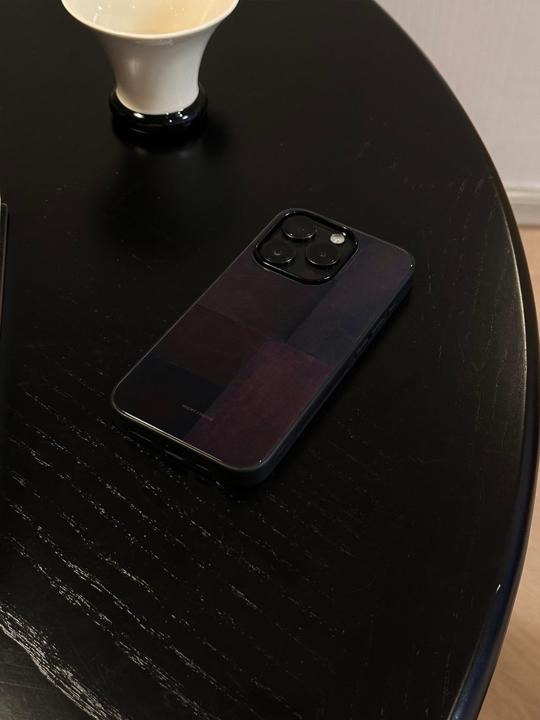 Purple Checkered Phone Case