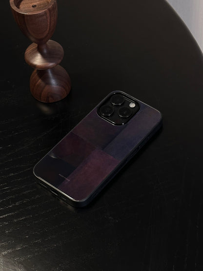Purple Checkered Phone Case