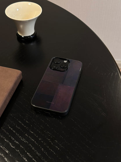 Purple Checkered Phone Case