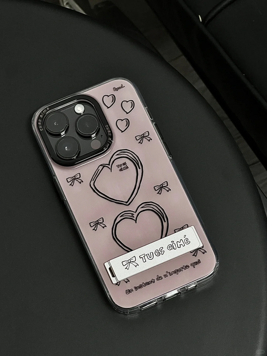 Purple Heart Printed Phone Case | iPad Case | Three Fleas