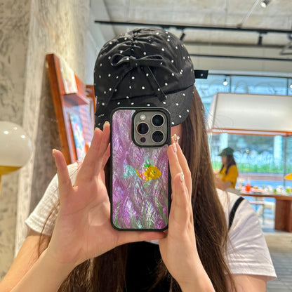 Purple Lake Fish Mother of Pearl Phone Case