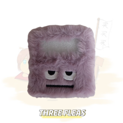 Purple Monster Furry Flip Phone Case