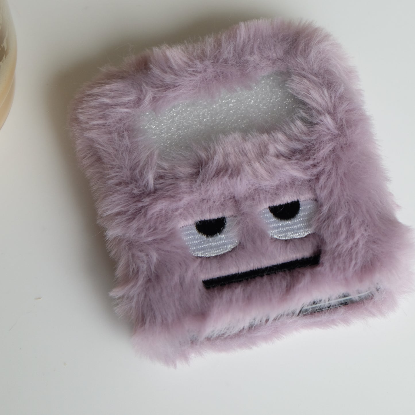 Purple Monster Furry Flip Phone Case