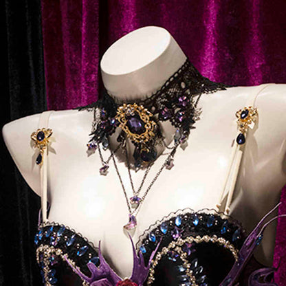 Purple Queen Cosplay Set