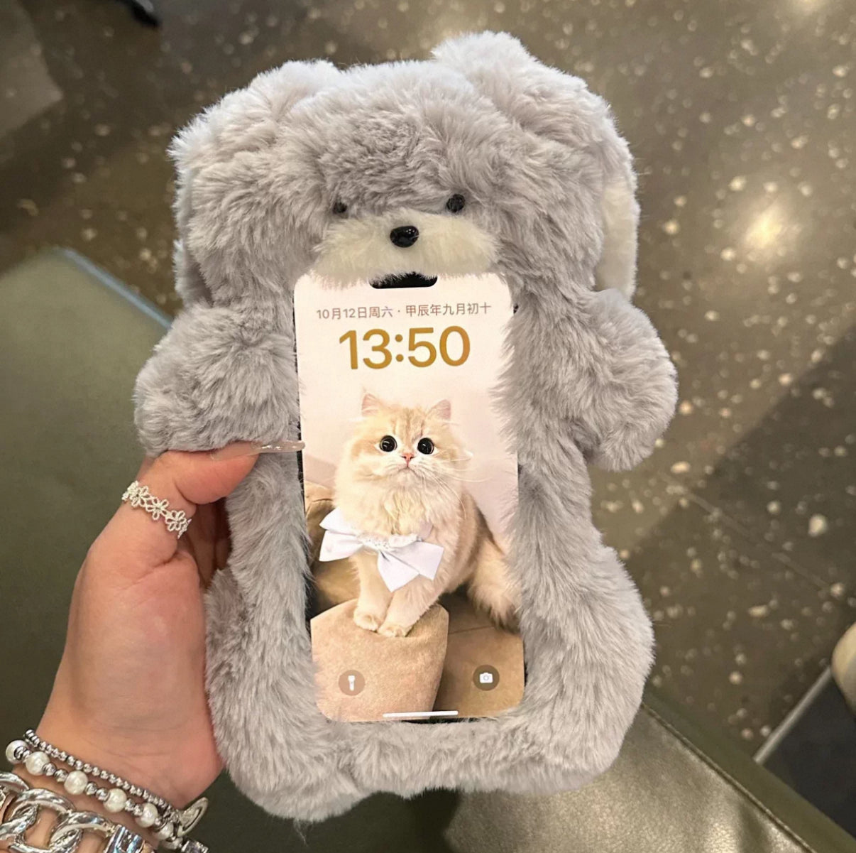 Rabbit Furry Phone Case