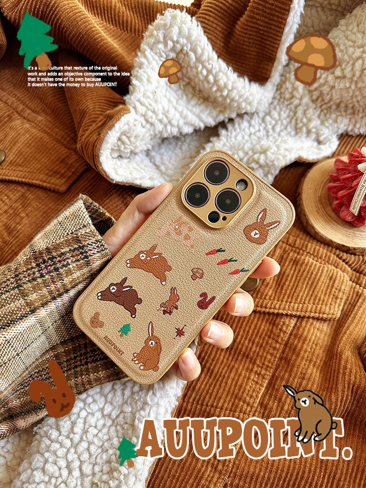 Rabbit Paradise Printed Phone Case | iPhone Accessories | Three Fleas