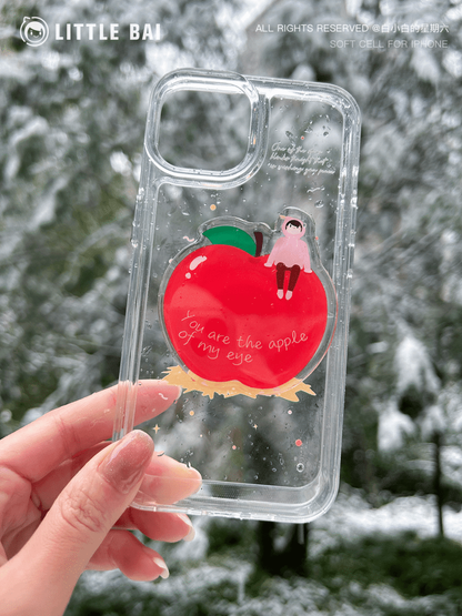 Red Apple Printed Phone Case