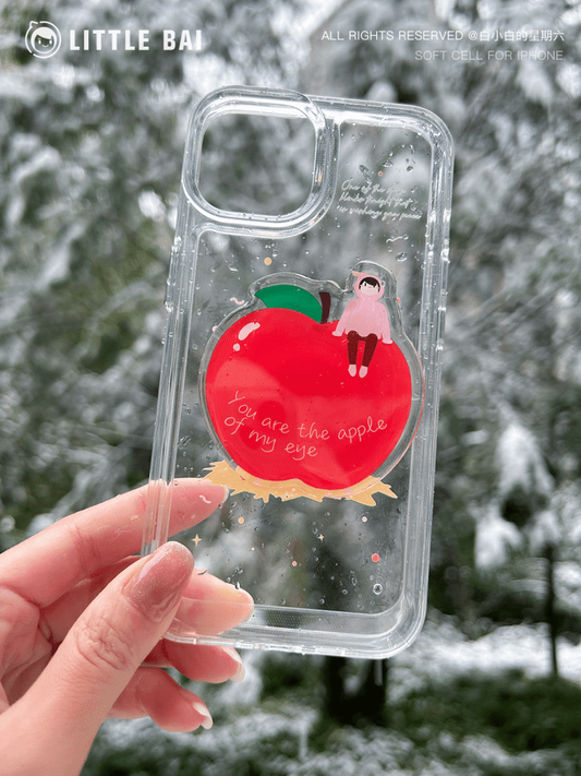 Red Apple Printed Phone Case