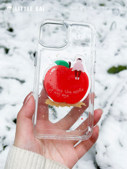 Red Apple Printed Phone Case