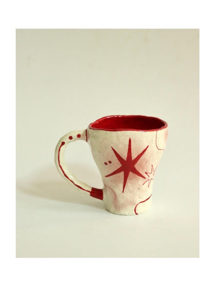 Red Ceramic Cup | Mug/Cup | Three Fleas