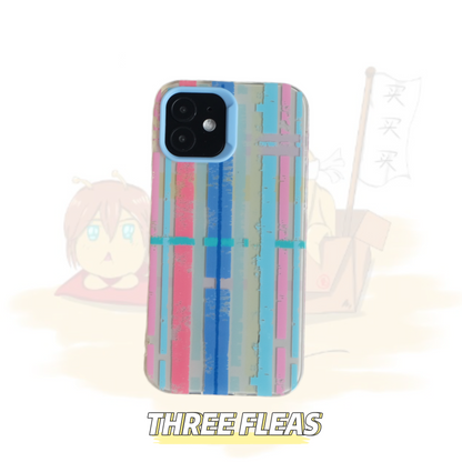 Red and Blue Stripe Phone Case