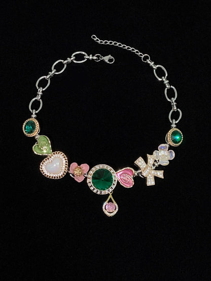 Retro Buttons Choker