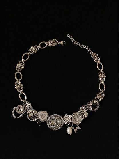 Retro Buttons Choker
