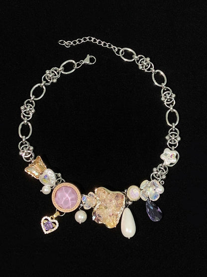 Retro Buttons Choker