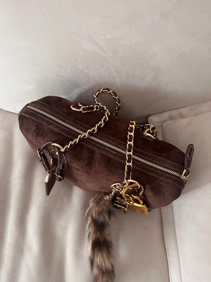 Retro Chain Boston Bag