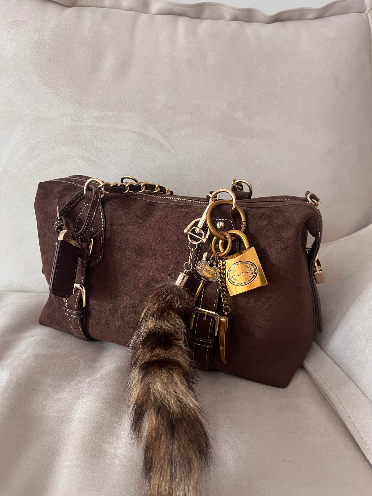 Retro Chain Boston Bag
