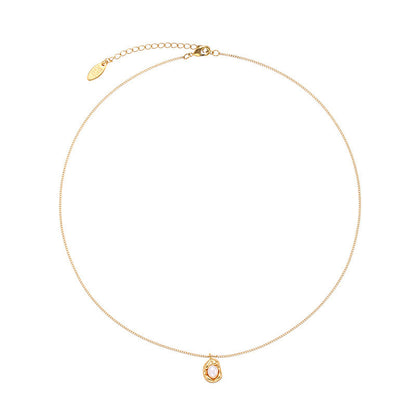 Retro Golden Cloud Pearl Necklace