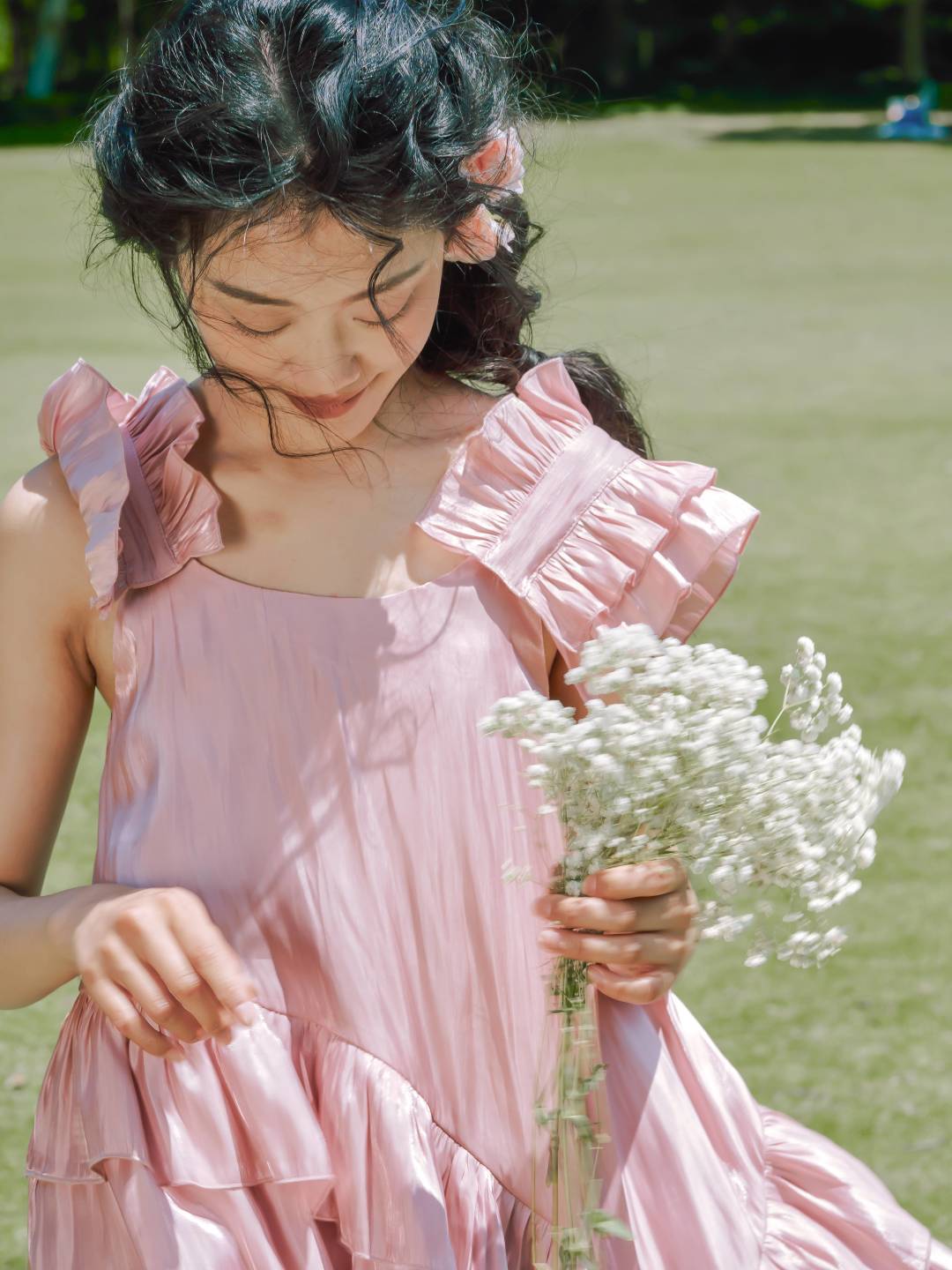 Rococo Ruffles Tiered Midi Dress | Dress | Three Fleas