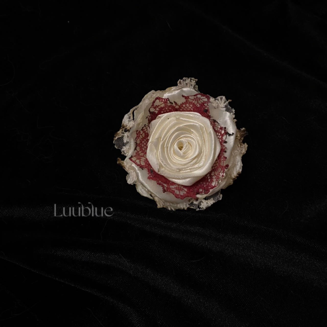 Rose Lace Brooch