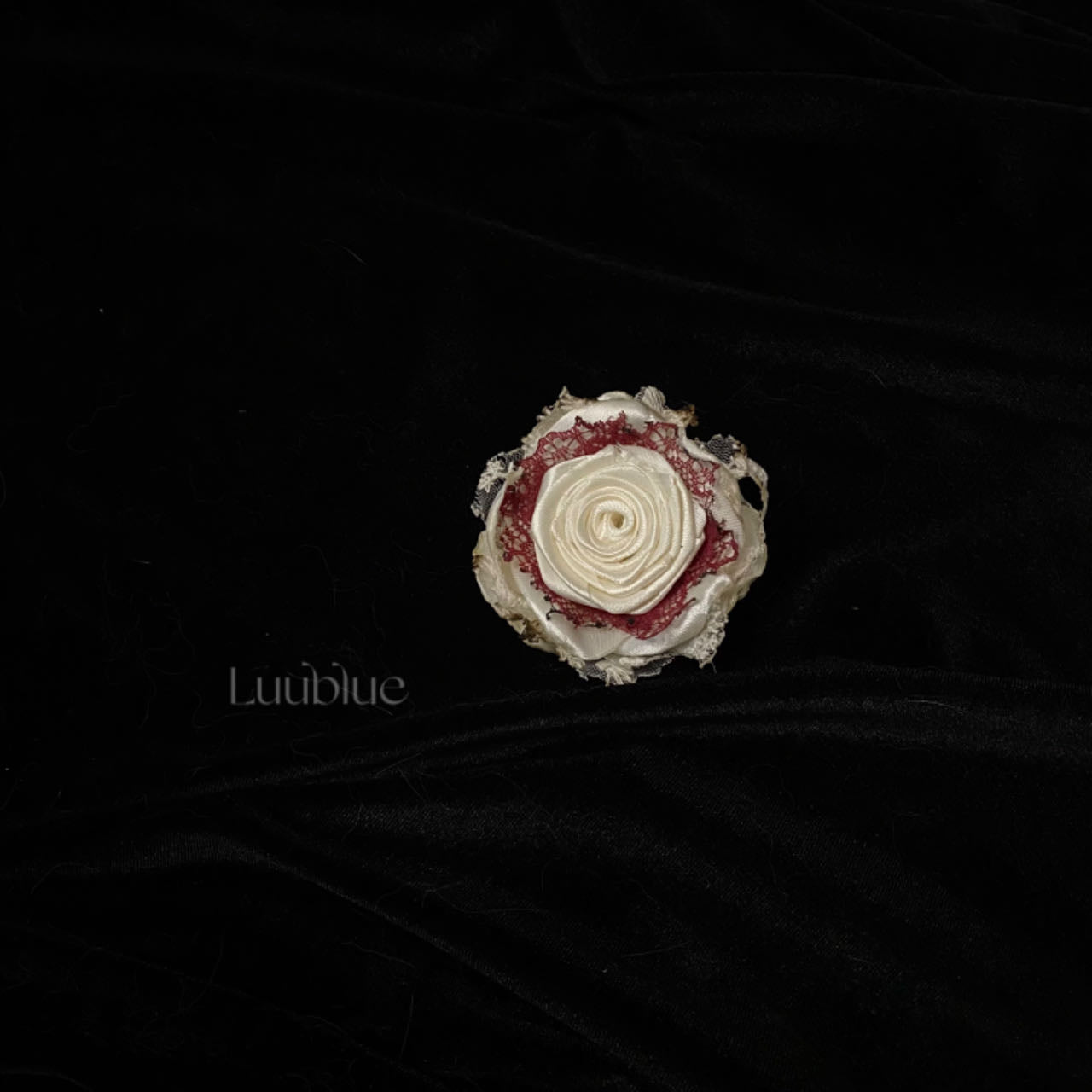 Rose Lace Brooch