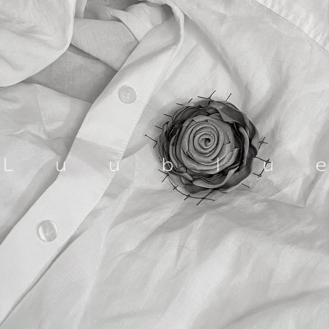 Rose Lace Brooch
