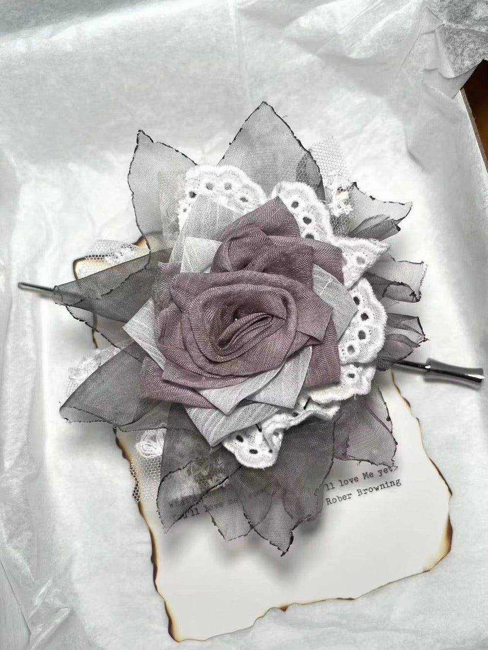 Rose Lace Hairpin
