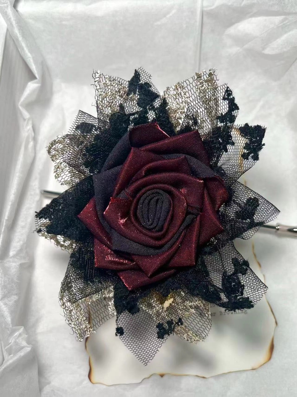 Rose Lace Hairpin