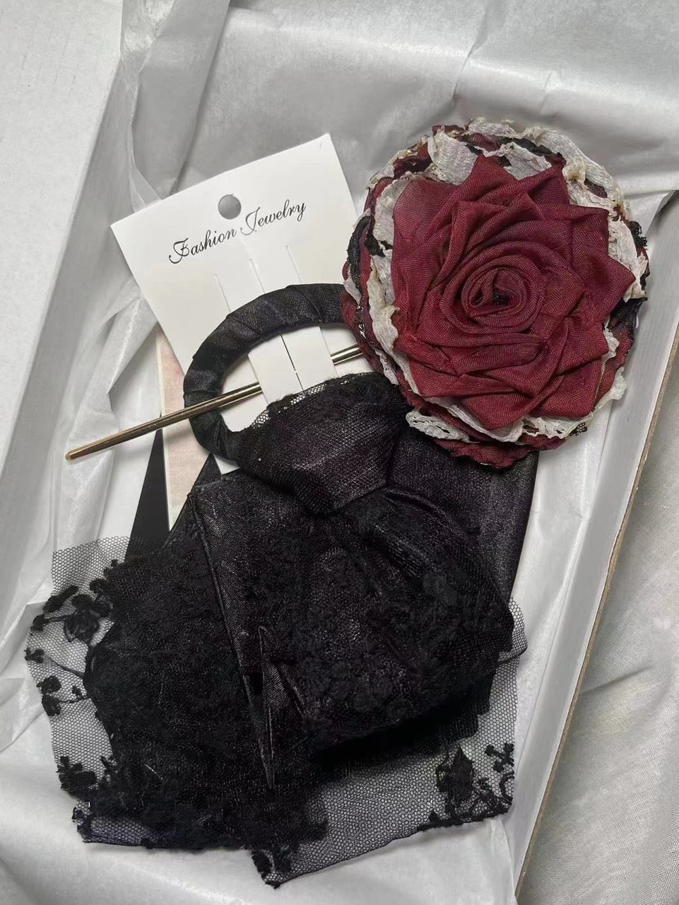 Rose Lace Hairpin